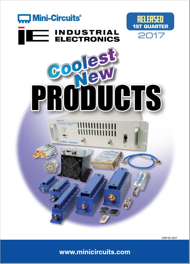 Checkout the new MiniCircuits catalogs Industrial Electronics GmbH