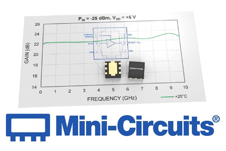 Mini Citcuits - Winziger LNA-Verstärker in pHEMT-Technologie, 0,5-10 GHz<br>PMA1-14LN+